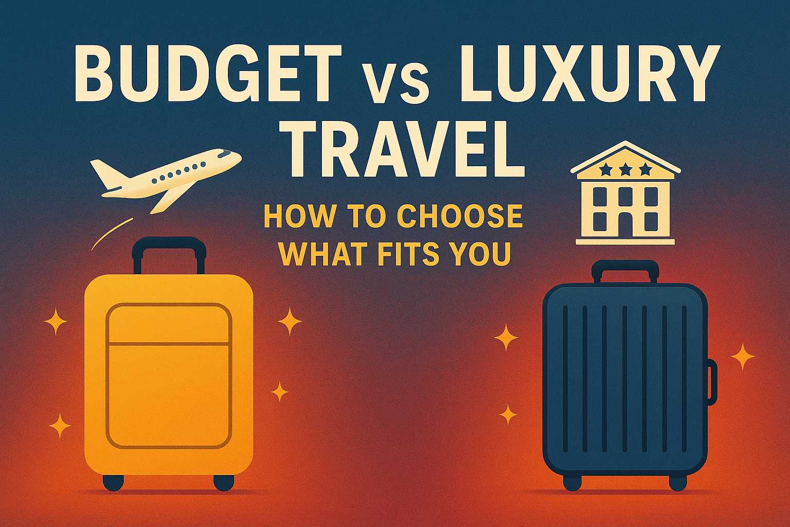 Budget vs Luxury Travel: How to Choose What Fits You