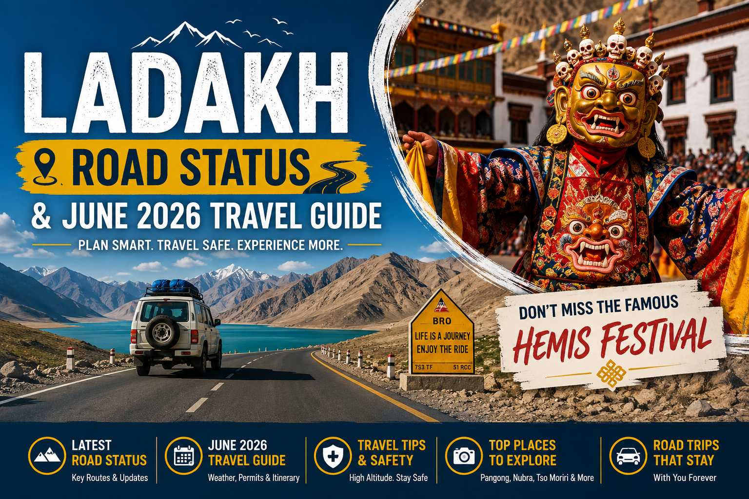 Ladakh Road Status & June 2026 Travel Guide: Don't Miss ...
